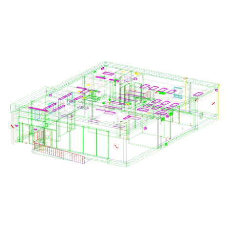 3D model of drafted floors in Revit or DWG
