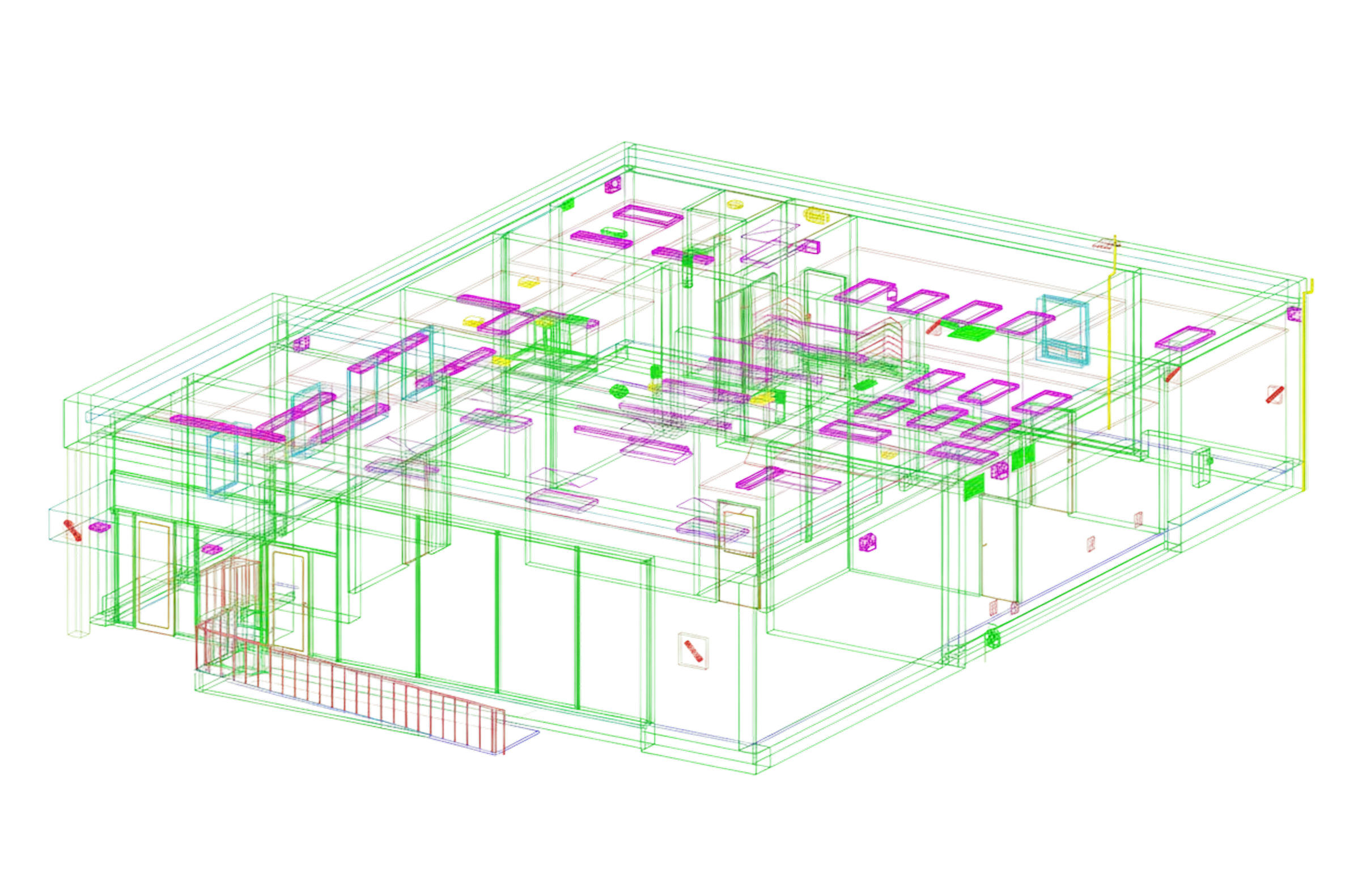 iGUIDE 3D model floor plan export sample