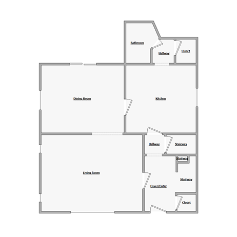 ESX floor plan export sample for insurance claims and restoration workflows